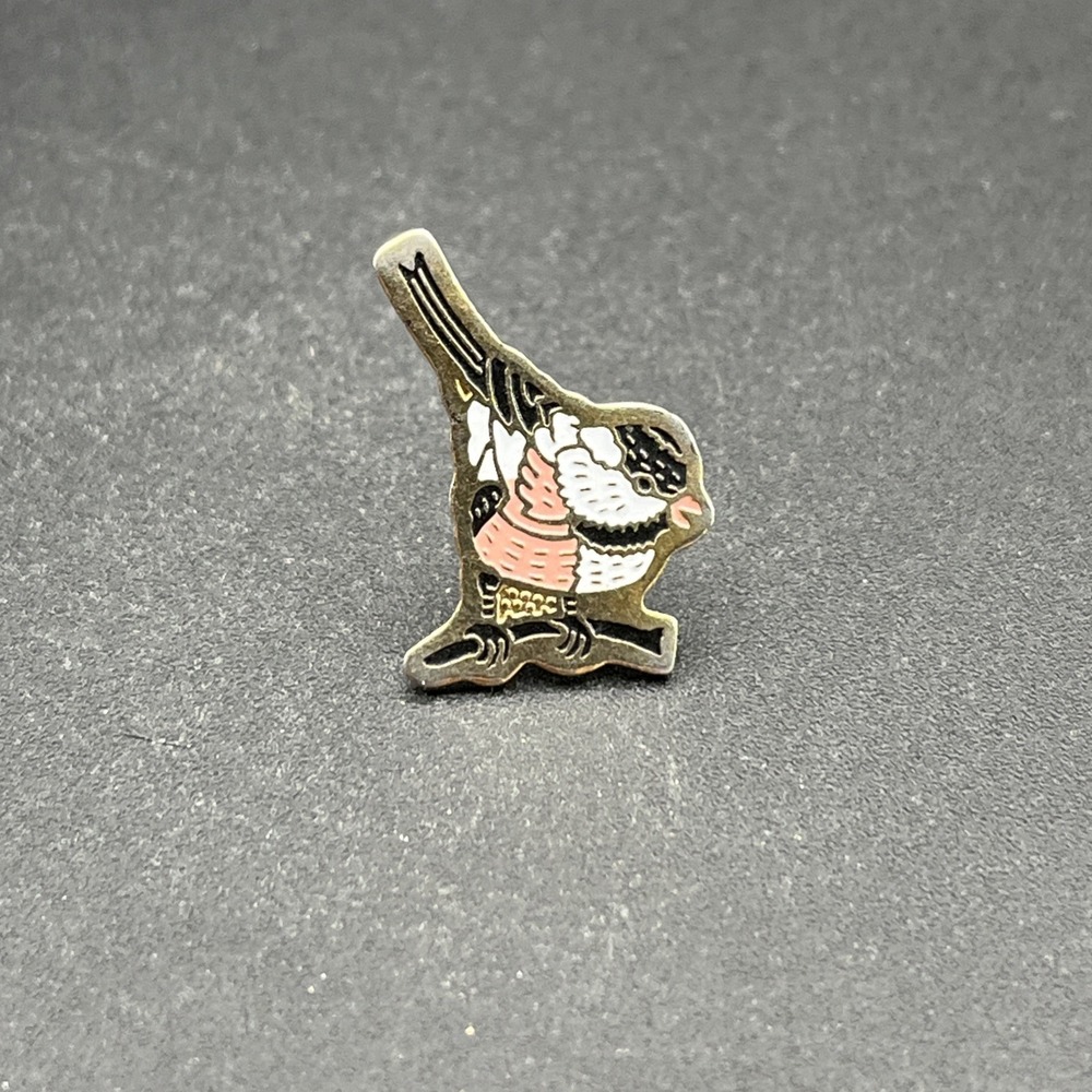 Bird Perched On A‎ Branch Lapel Hat Pin